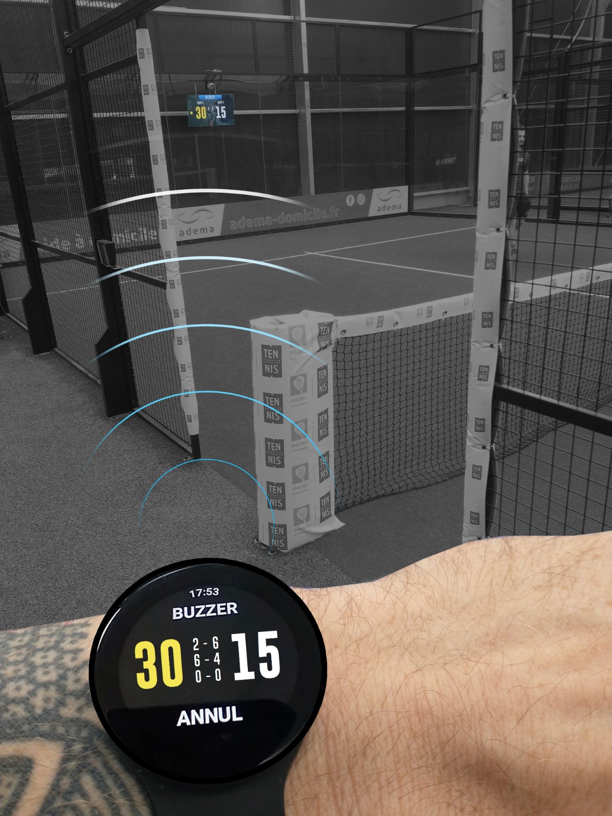 Montre connectée (Padel)